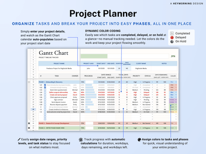 Gantt Chart Template