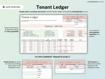 Automated Tenant Rent Ledger