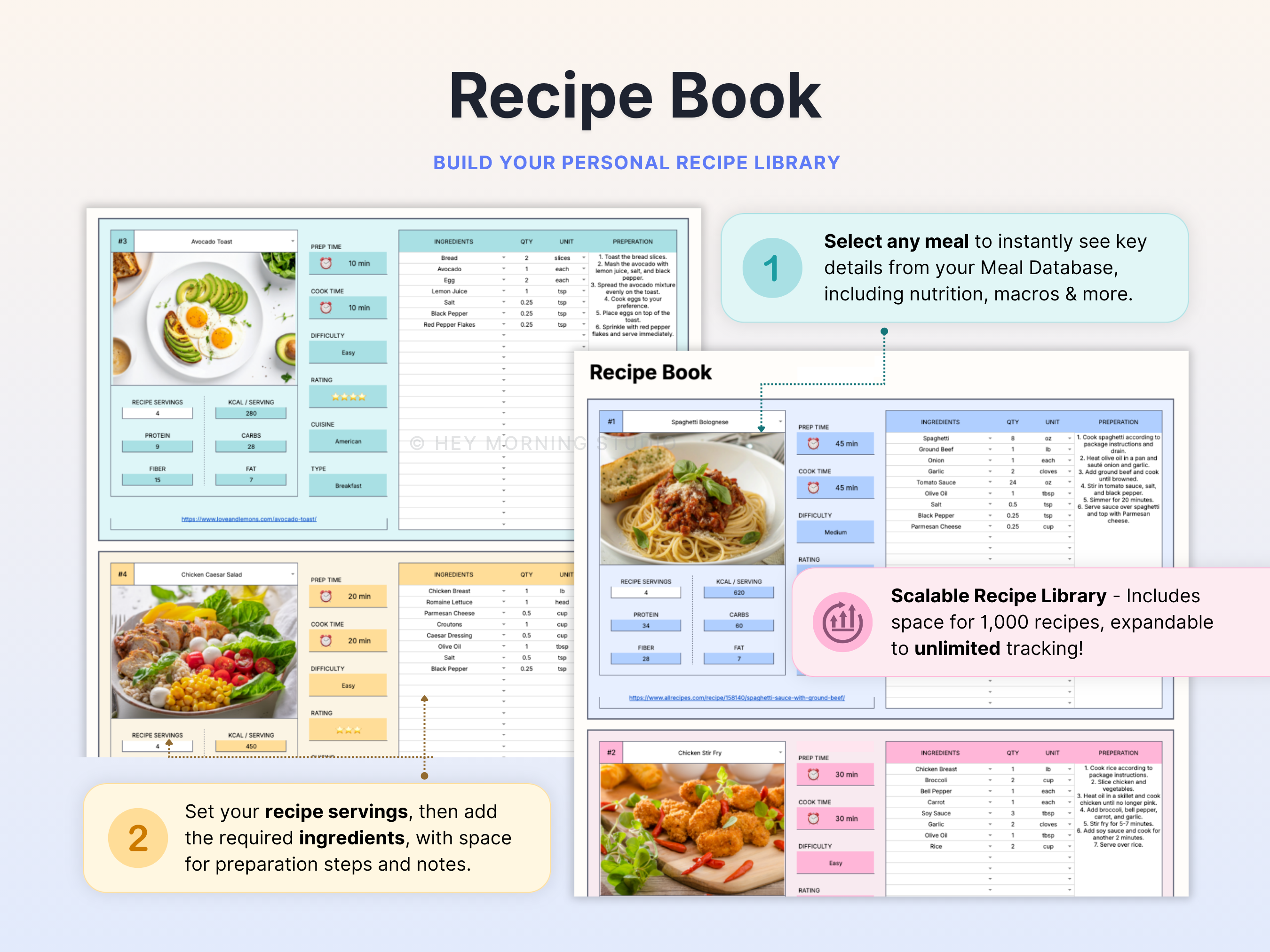 All-in-One Meal Planner