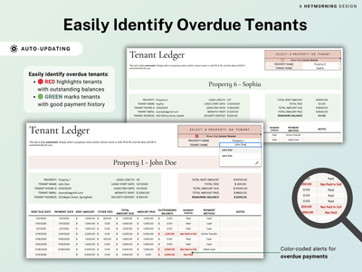 Automated Tenant Rent Ledger