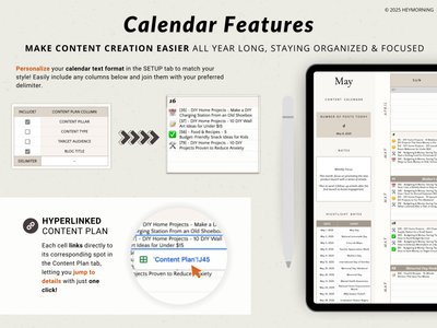 Blog Content Planner - Hey Morning