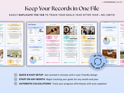 Goal Tracker 12 Week Goals
