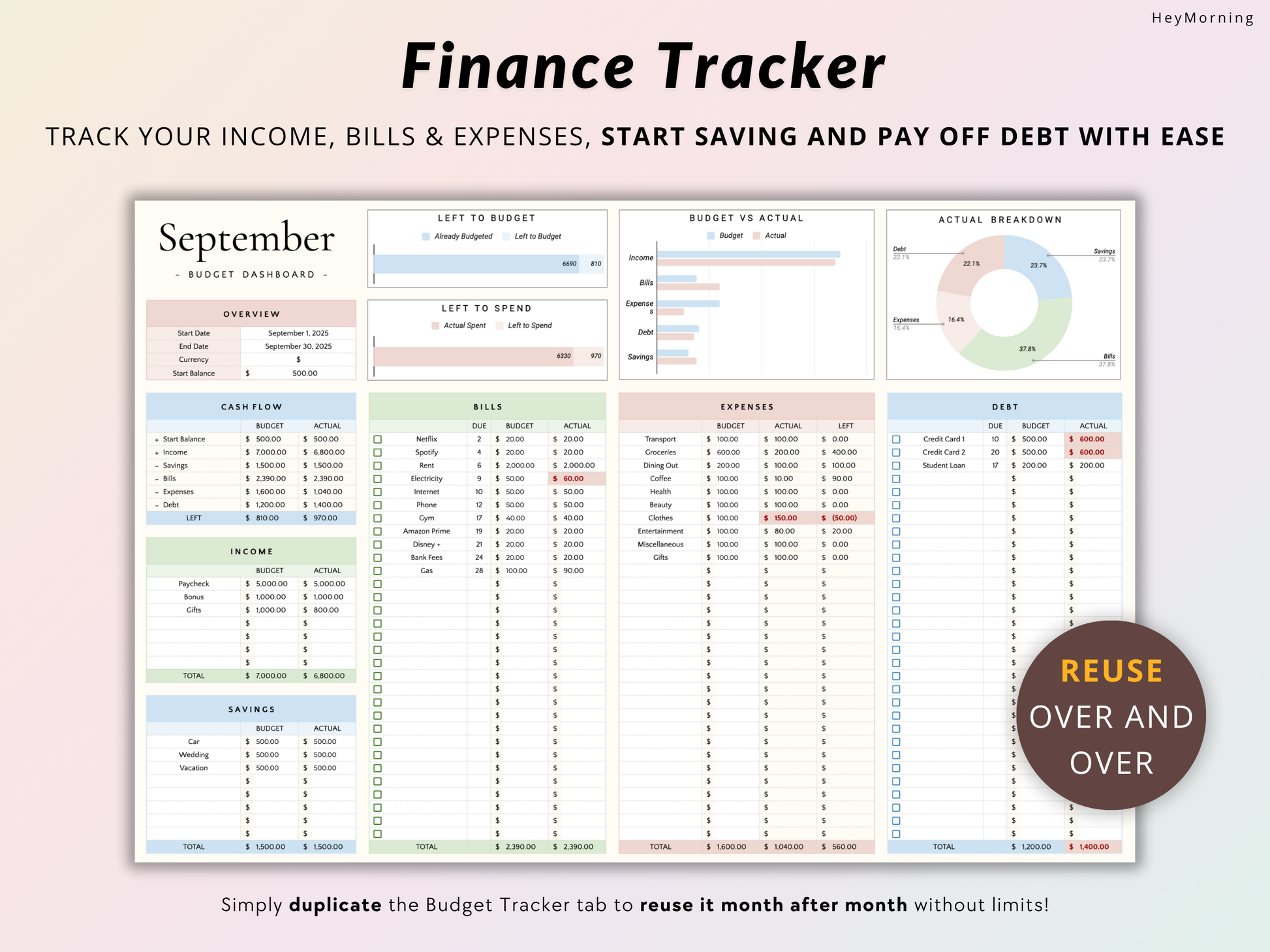 All-in-One Student Planner