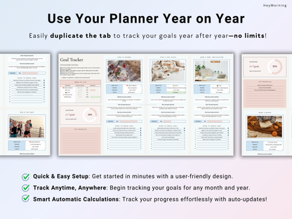 Goal Planner - Pastel - Hey Morning