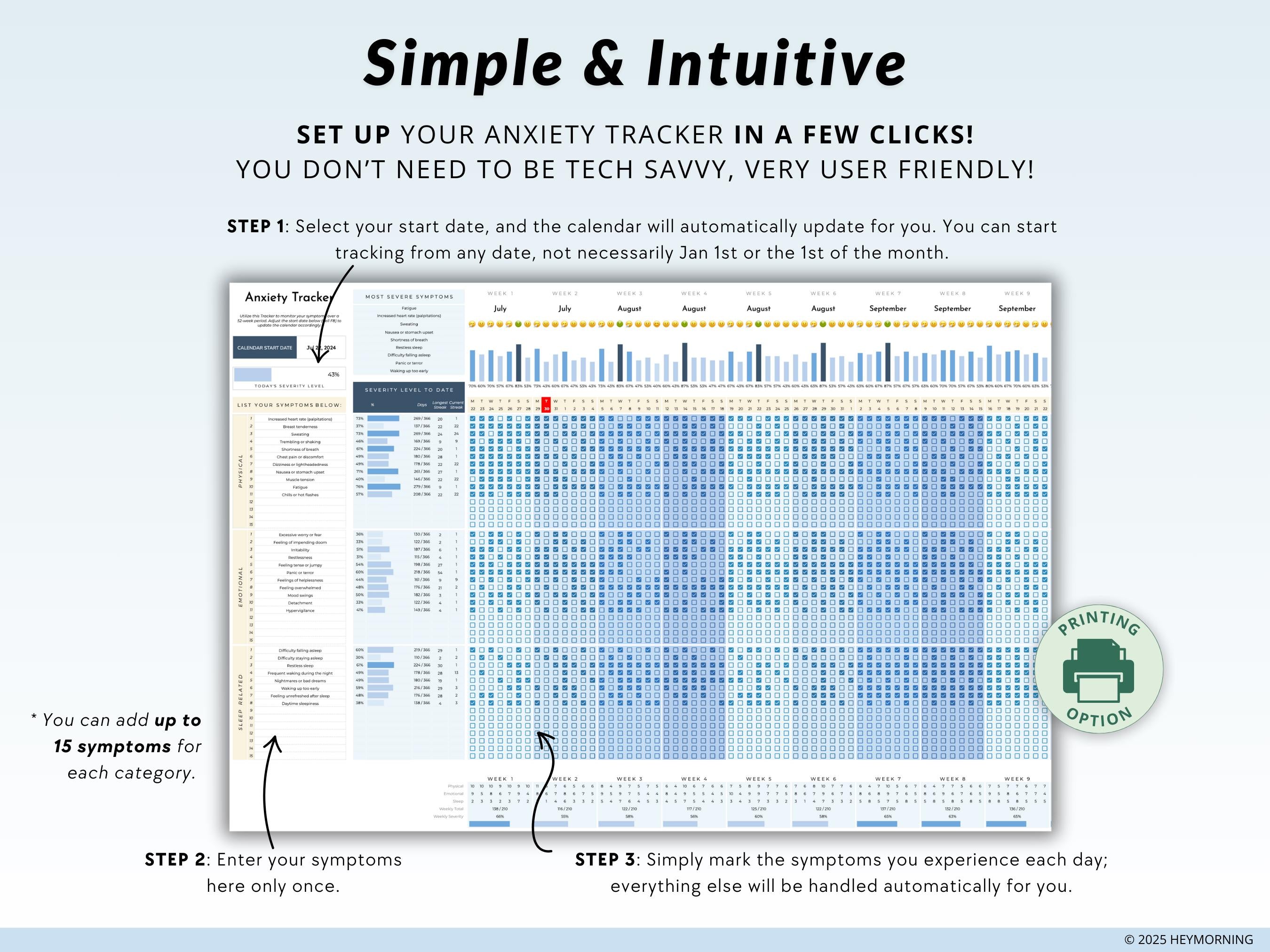 Anxiety Tracker - Hey Morning