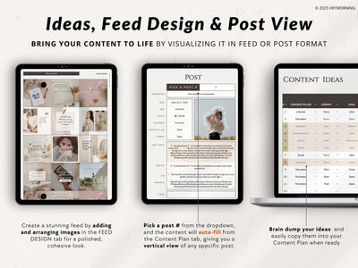 Simple Content Calendar - Hey Morning