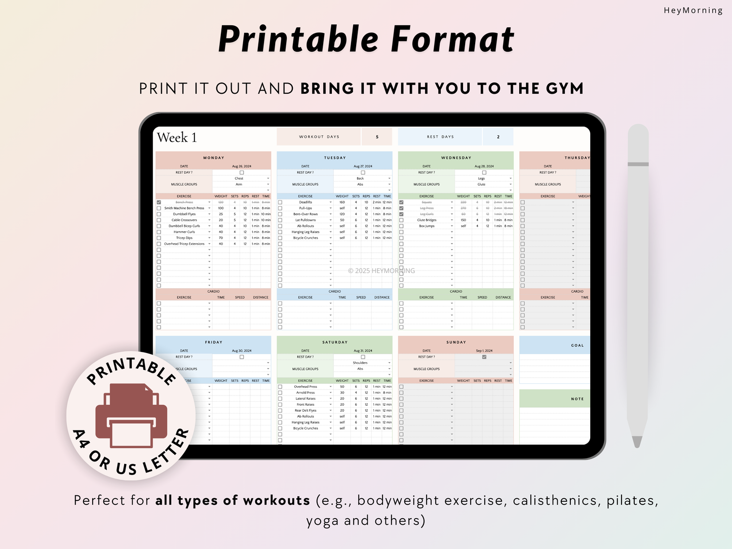Workout Planner