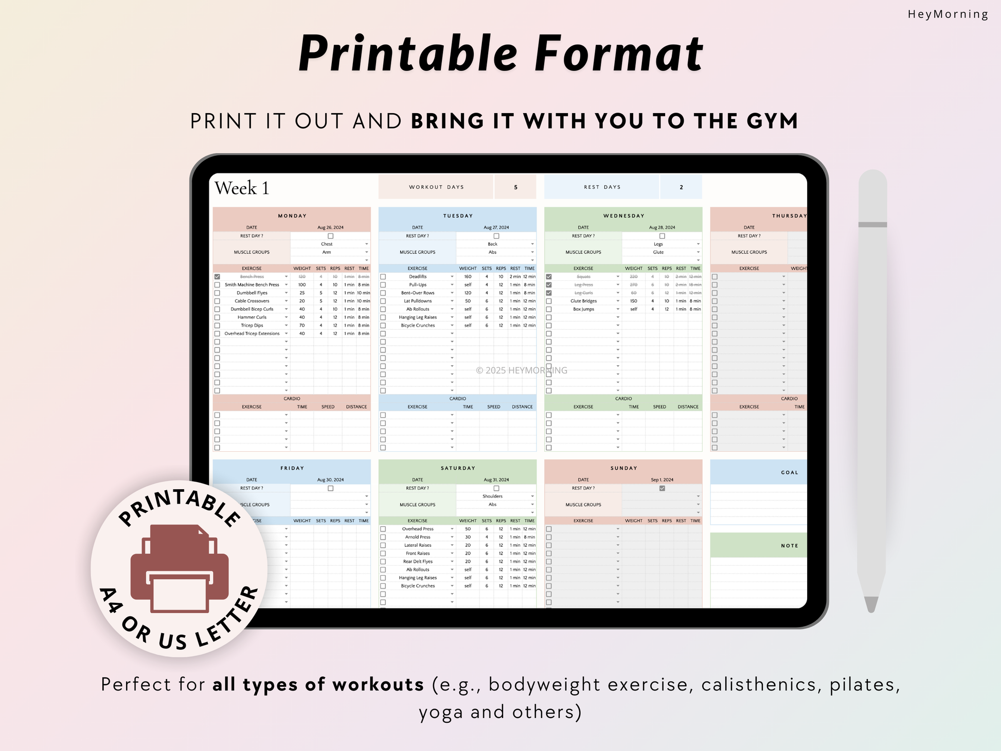 Workout Planner