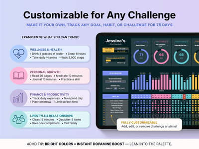 75 Day Challenge Tracker