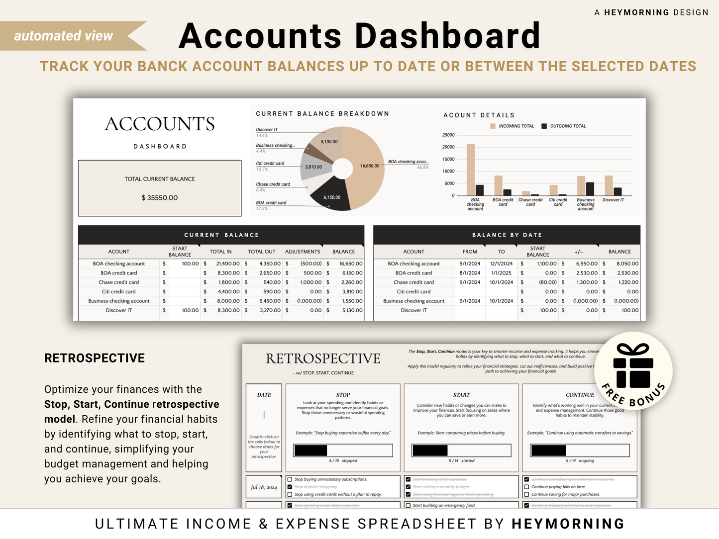 Income & Expense Tracker - Hey Morning