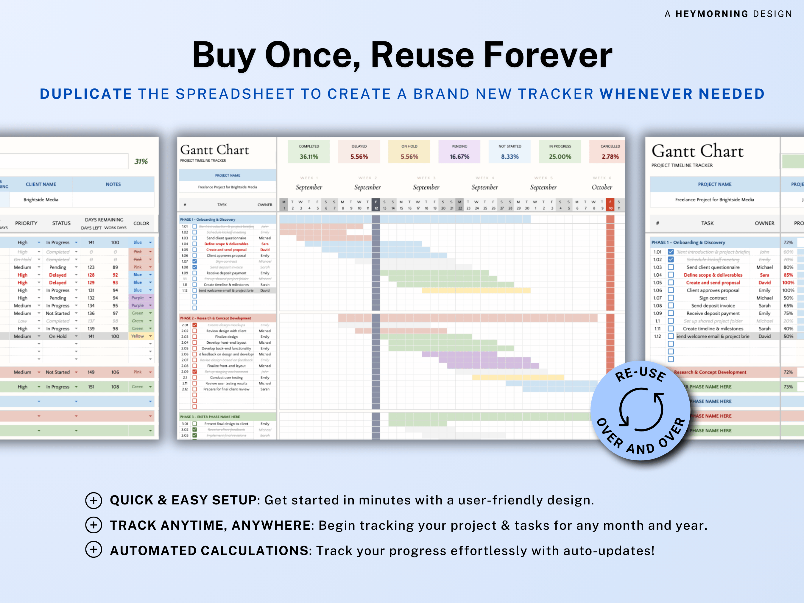 Gantt Chart Template
