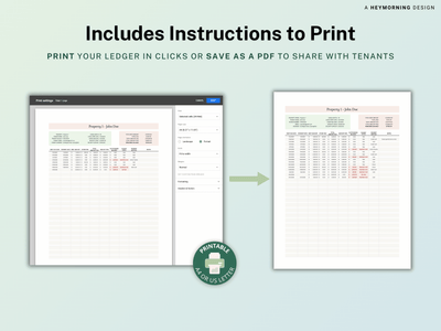 Automated Tenant Rent Ledger
