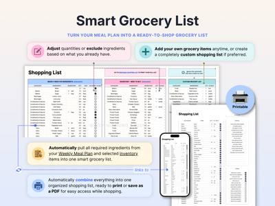 All-in-One Meal Planner