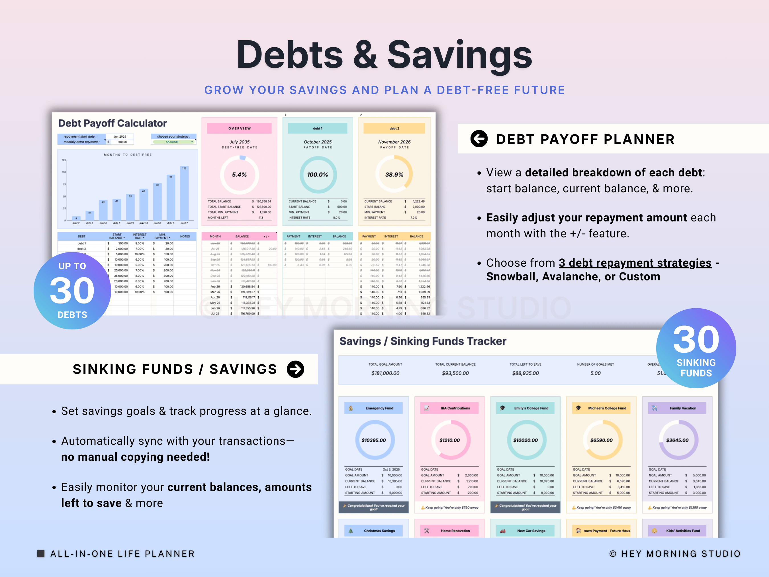 All-in-One Life Planner for ADHD
