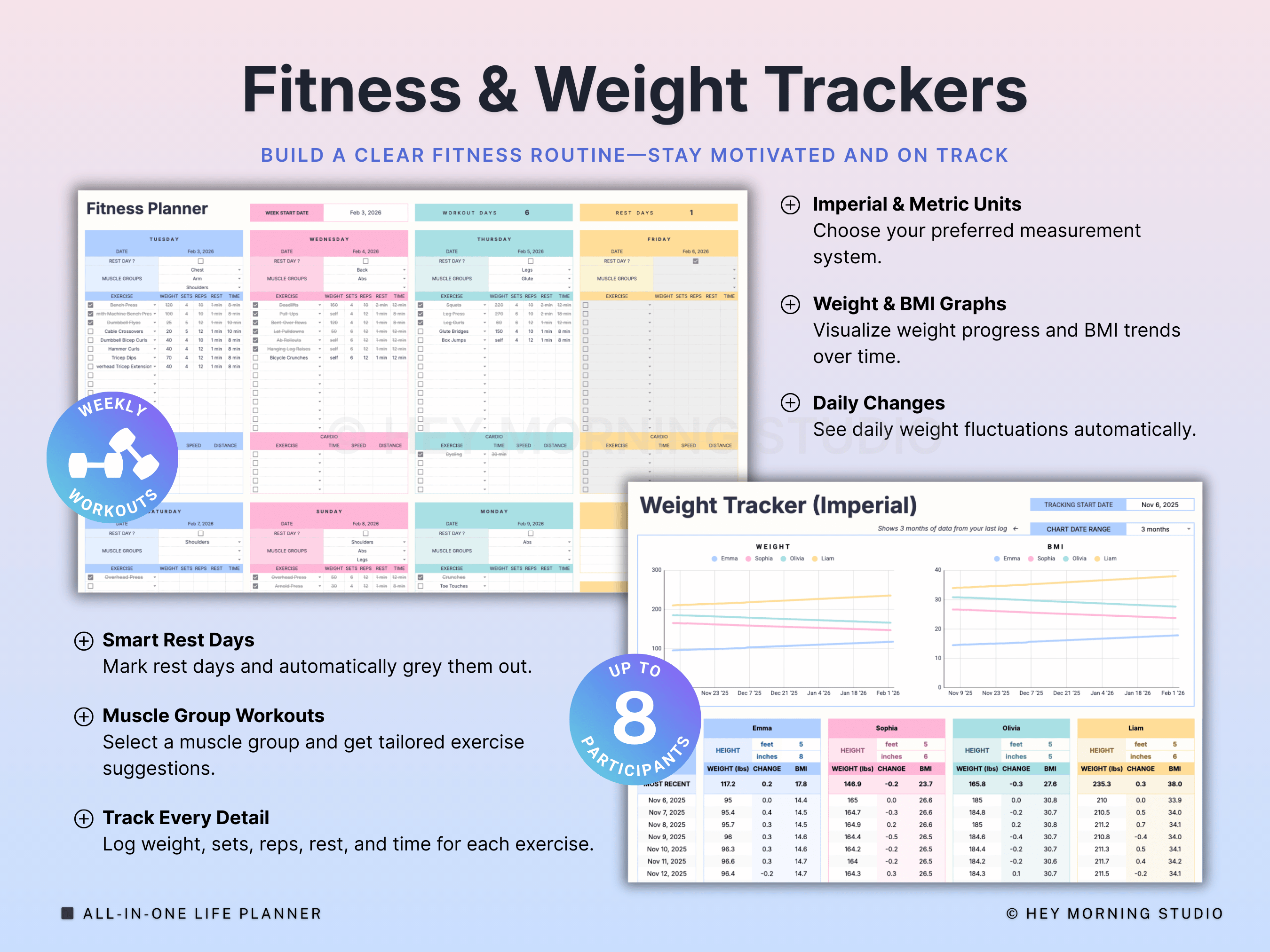 All-in-One Life Planner for ADHD