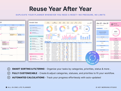 All-in-One Life Planner for ADHD