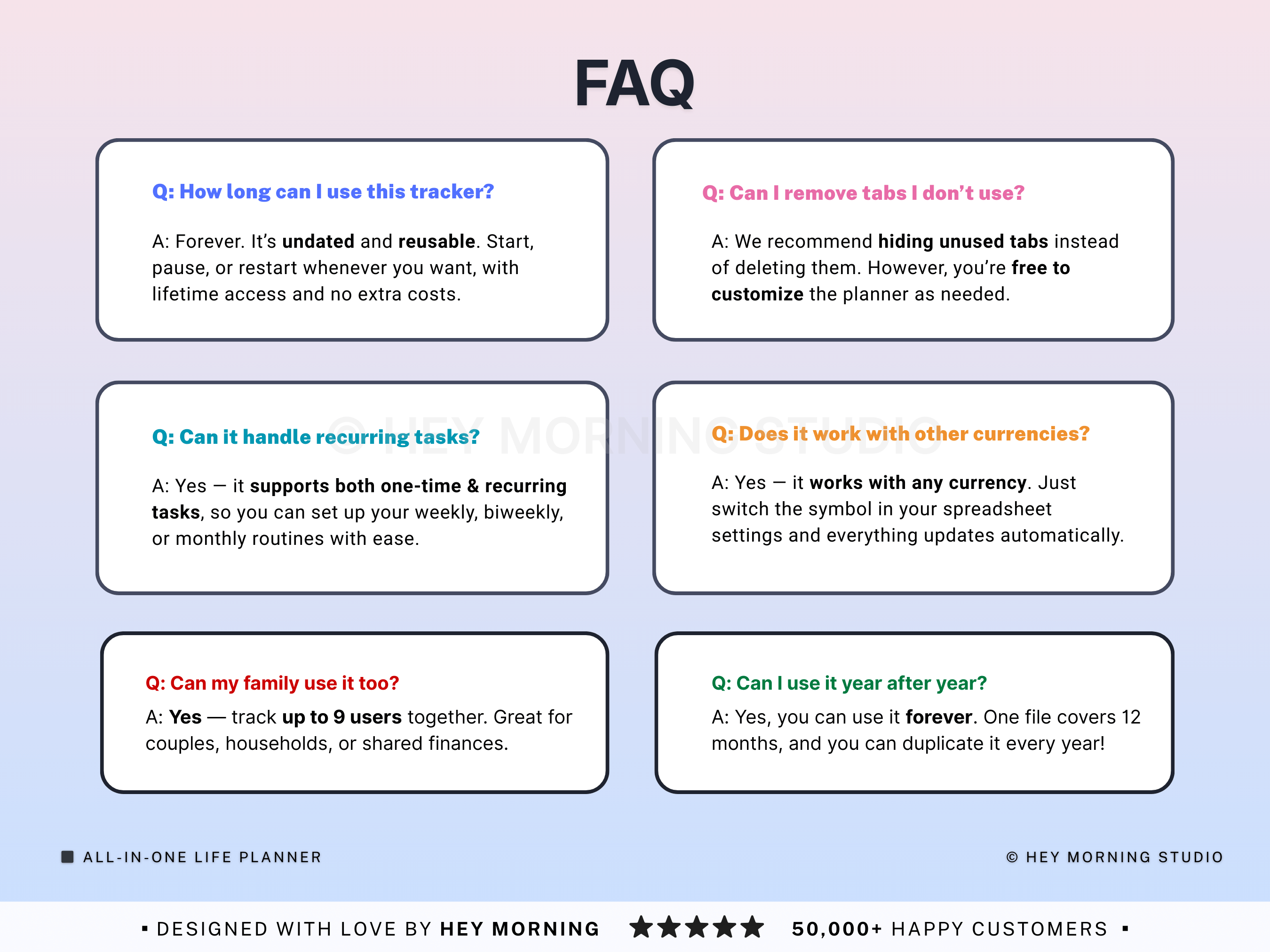 All-in-One Life Planner for ADHD