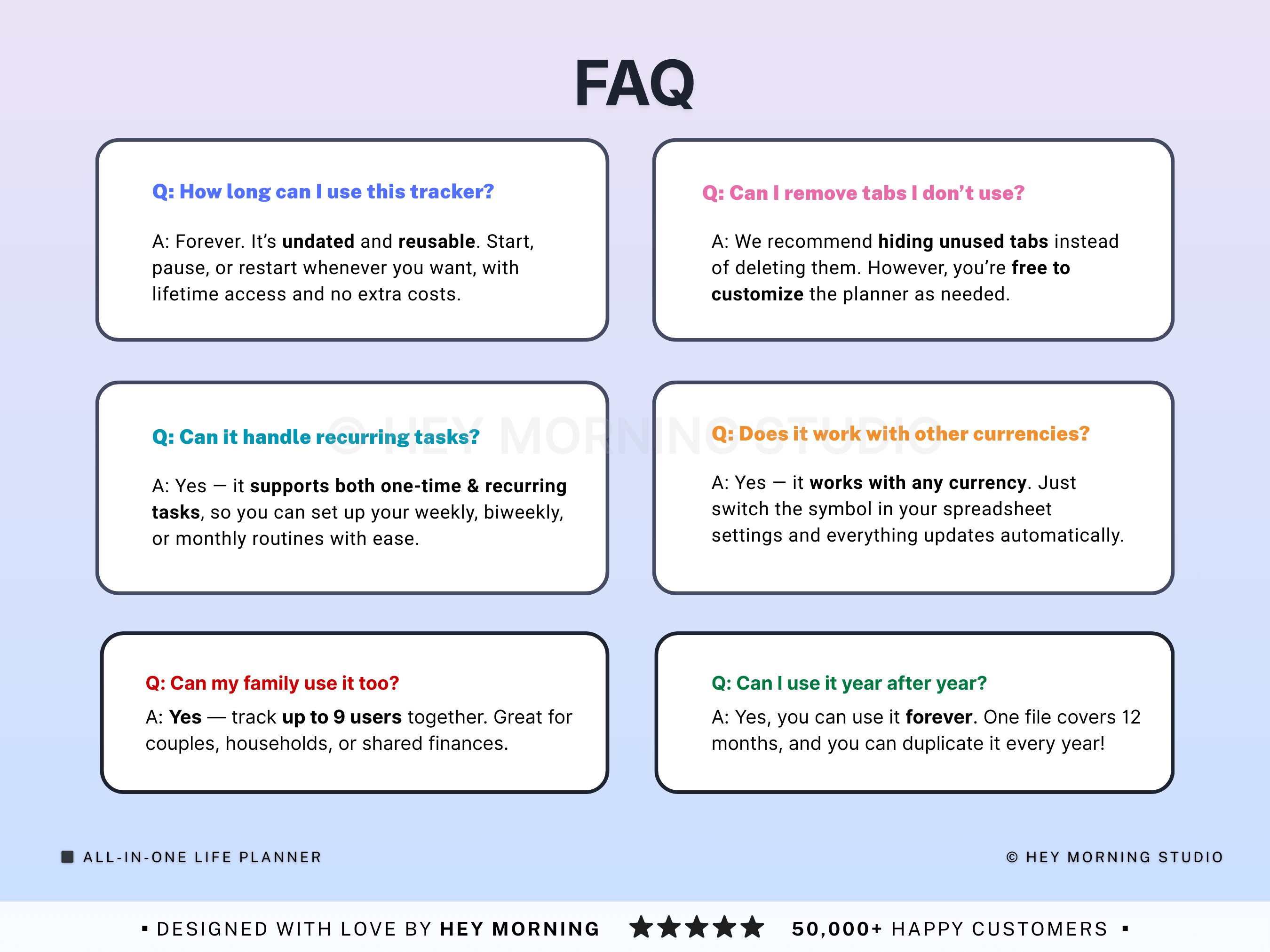 All-in-One Life Planner