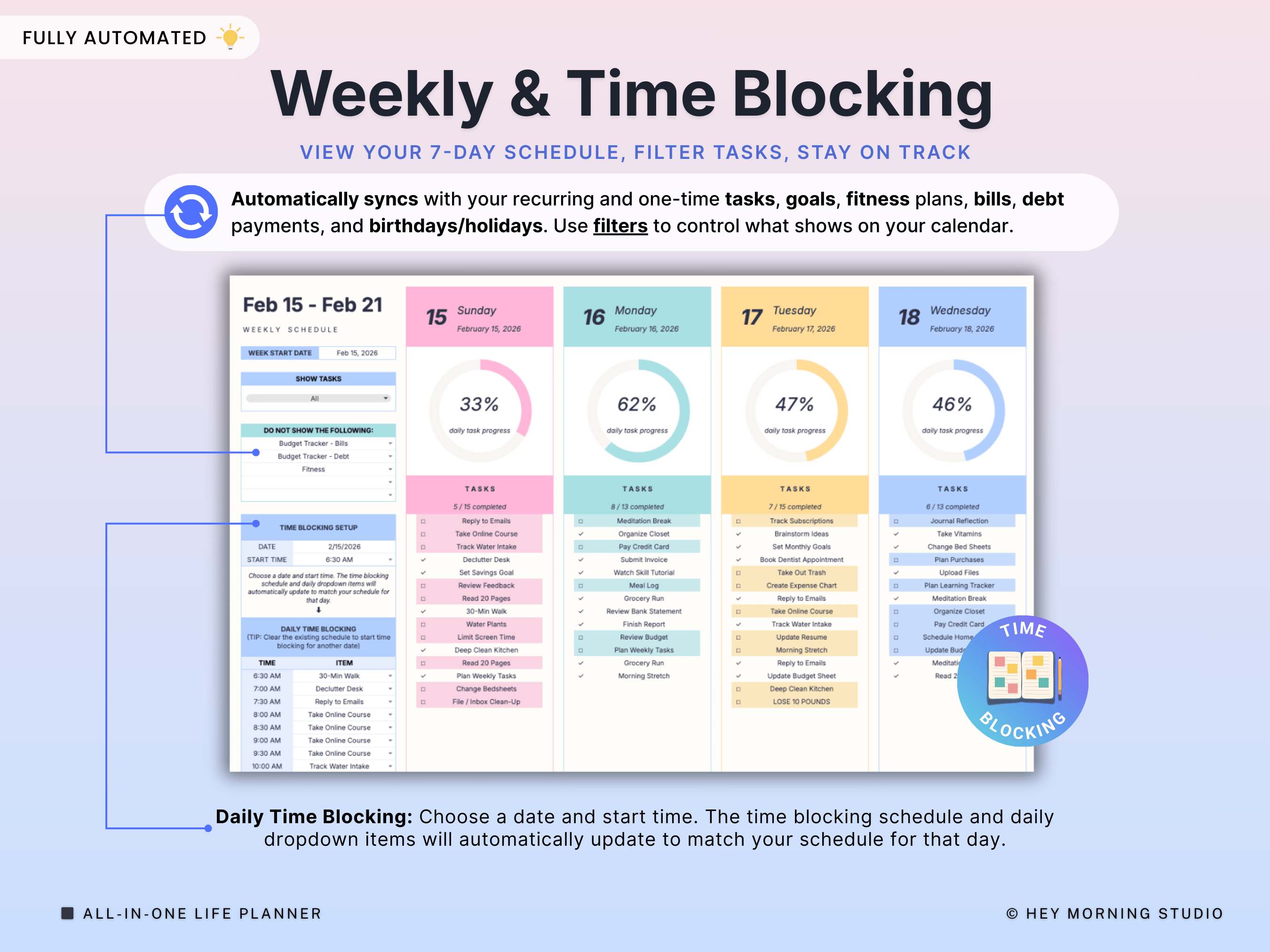 All-in-One Life Planner for ADHD