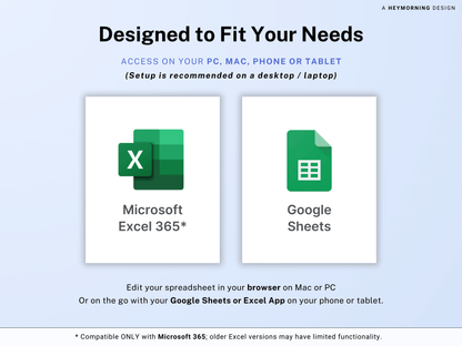 All-in-One Project Management Spreadsheet