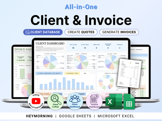 All-in-One Client & Invoice Tracker