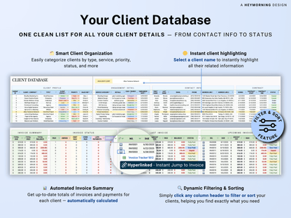 Client & Invoice Tracker Business CRM