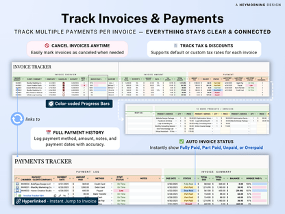 Client & Invoice Tracker Business CRM