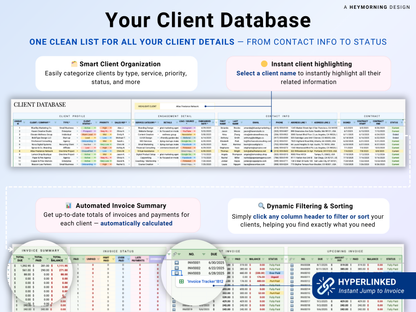 All-in-One Client & Invoice Tracker
