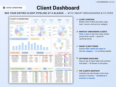 Client & Invoice Tracker Business CRM