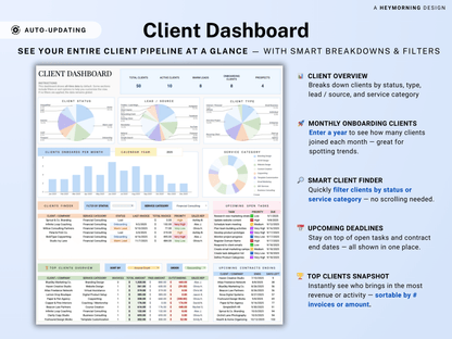 Client & Invoice Tracker Business CRM