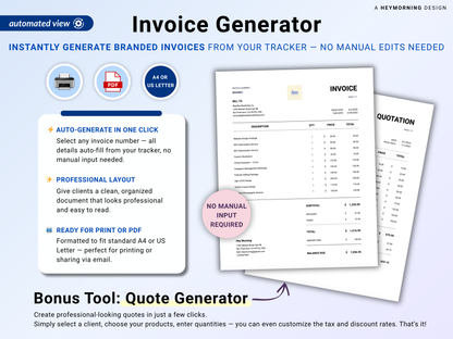 All-in-One Client & Invoice Tracker