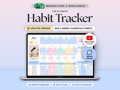 Habit Tracker Spreadsheet