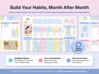 Habit Tracker Spreadsheet