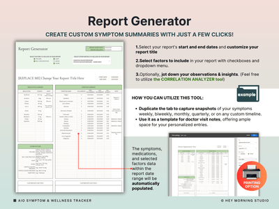 Health Tracker (Symptom & Wellness)