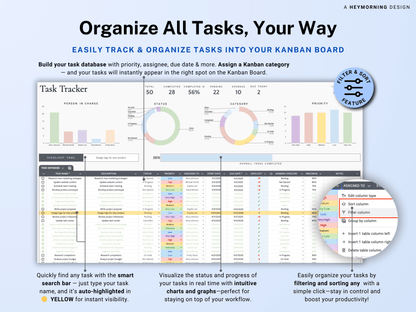 Kanban Board Spreadsheet