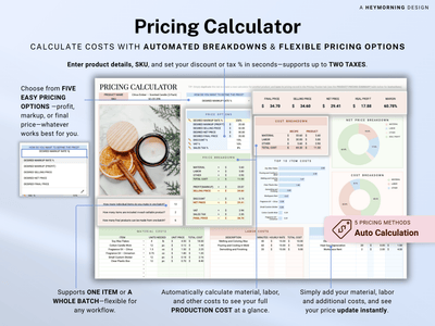 Cost & Pricing Calculator