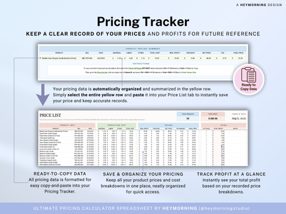 Pricing Calculator Spreadsheet