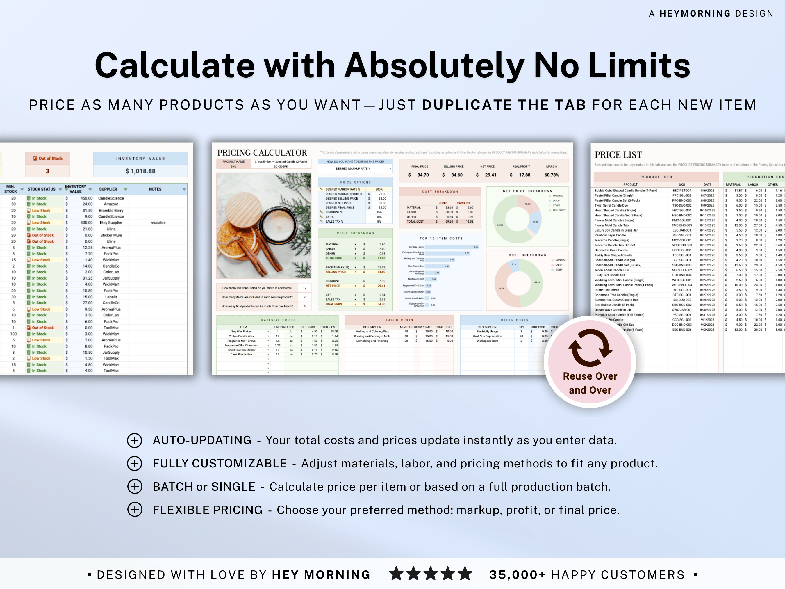 Cost & Pricing Calculator