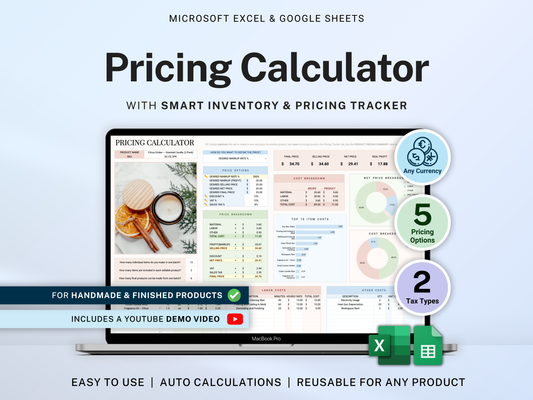Pricing Calculator Spreadsheet