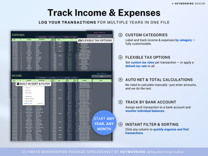 Small_Business Bookkeeping Spreadsheet 