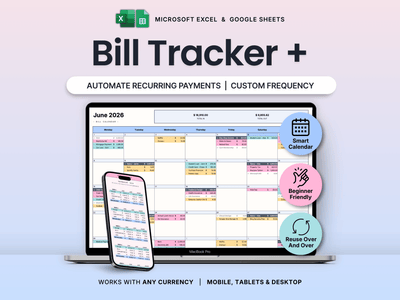 Bill Tracker Smart Calendar