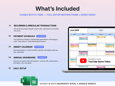 Bill Tracker Smart Calendar