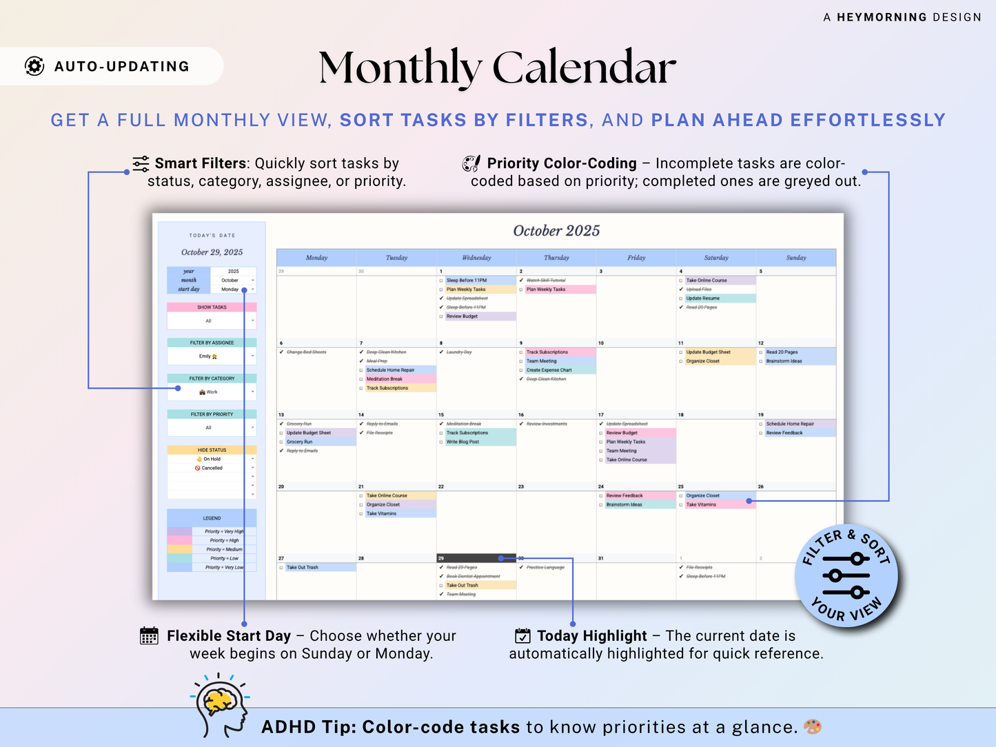 Tasks, Habits & Goals Tracker