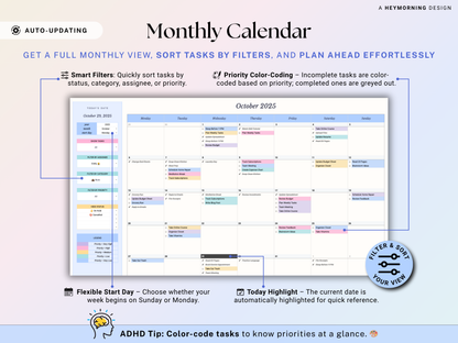 Tasks, Habits & Goals Tracker