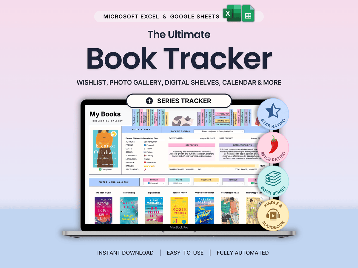 Book Tracker Reading Journal