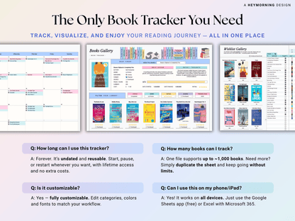 Book Tracker Reading Journal