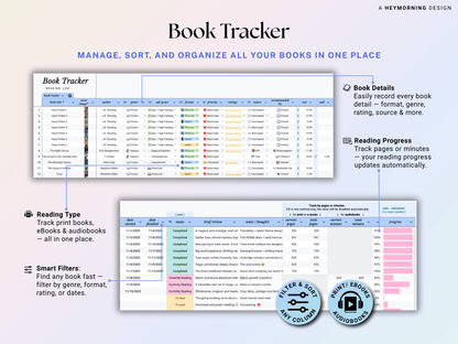 Book Tracker Reading Journal