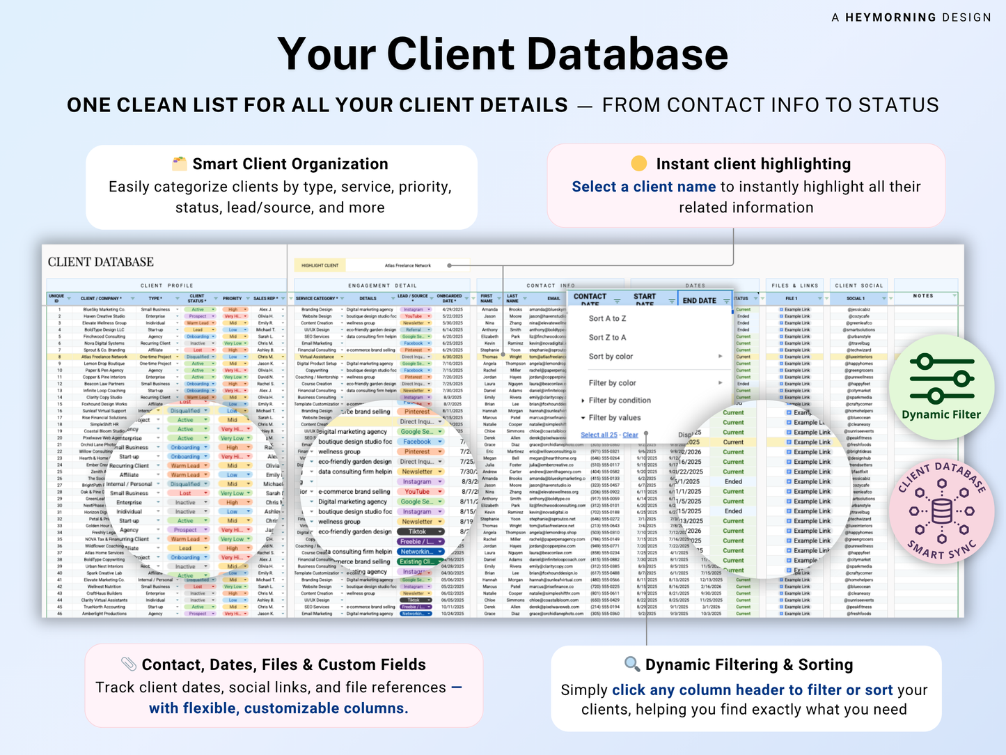 Client Tracker Small Business CRM