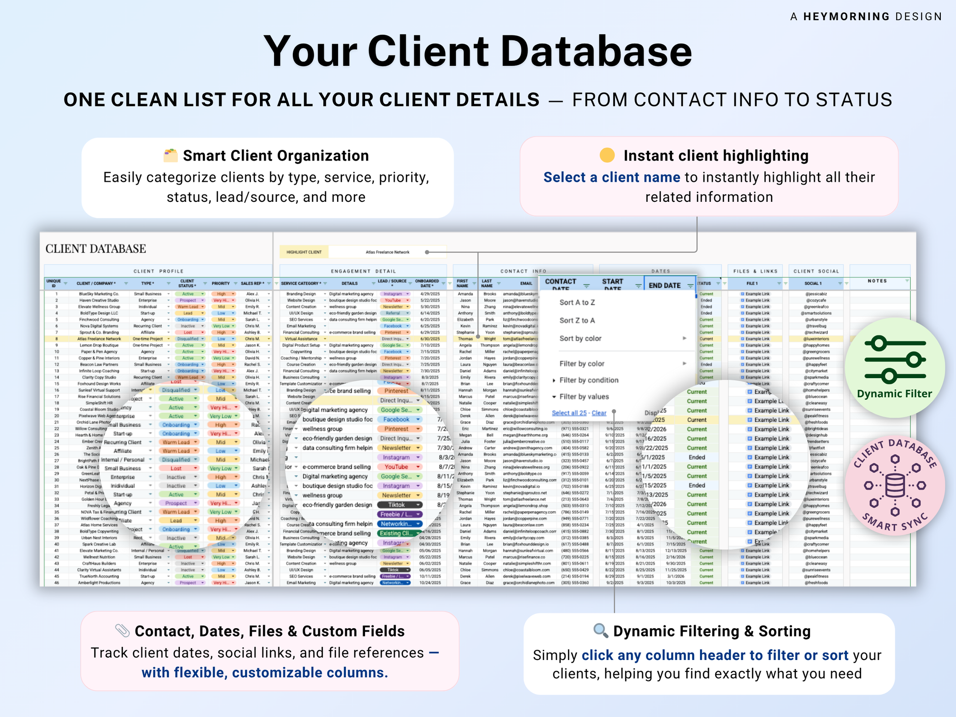 Client Tracker Small Business CRM