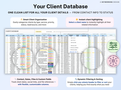 Client Tracker Small Business CRM